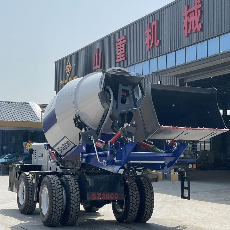 Xe trộn bê tông tự tải SZ3600