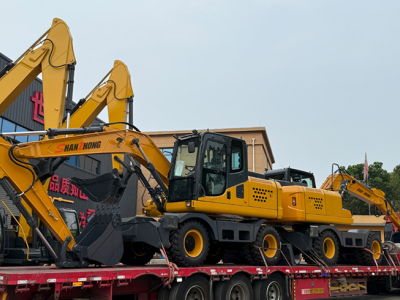 Two Wheel Excavators Ready for Shipment to Kazakhstan!