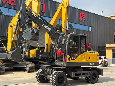 SZL75  Wheel Excavator Undergoing Test Run, Showcasing Multiple Advantages​