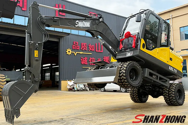 Экскаватор на колесах Shanzhong SZL75 