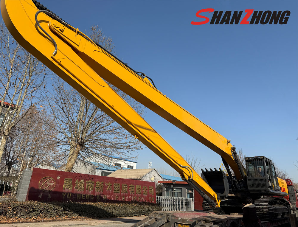 Escavadora de rastos com lança longa SZ420