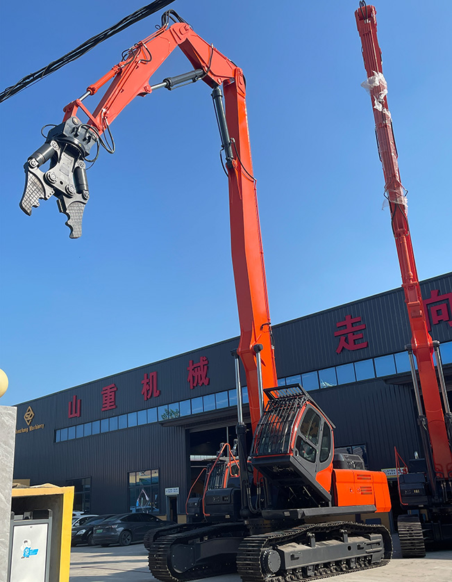 18-meter-long-armed demolition machine to Turkey