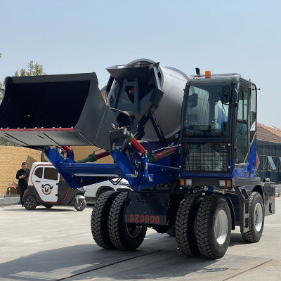 SZ3600 Self Loading Concrete Mixer Truck