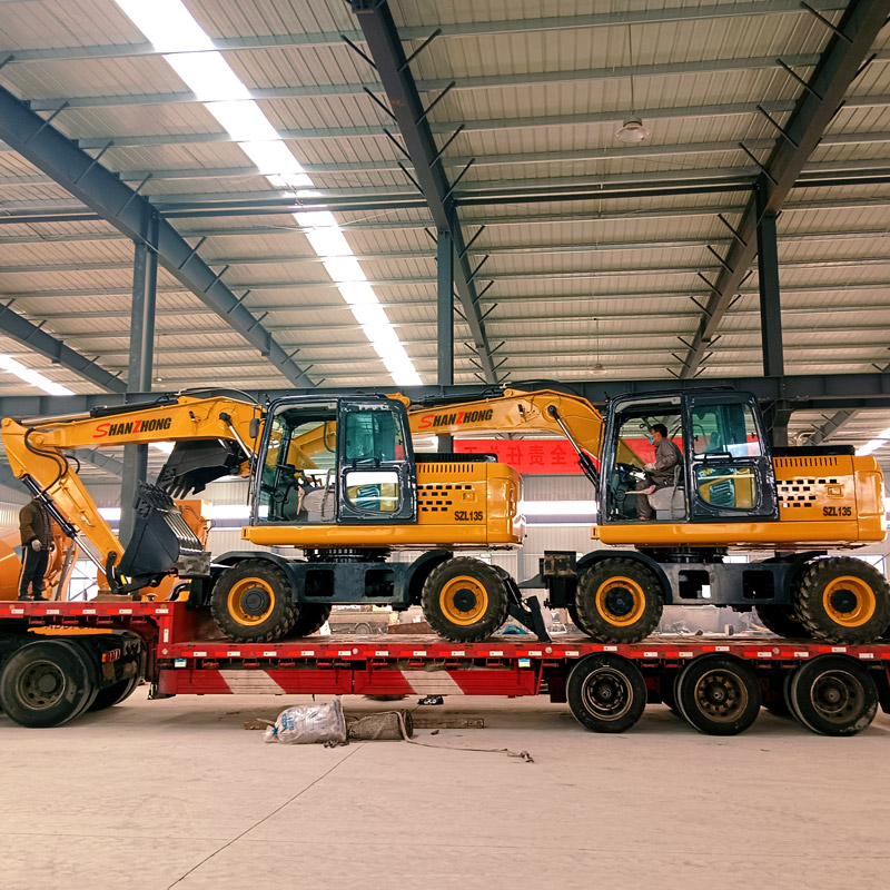 حفارة عجلات SZL135