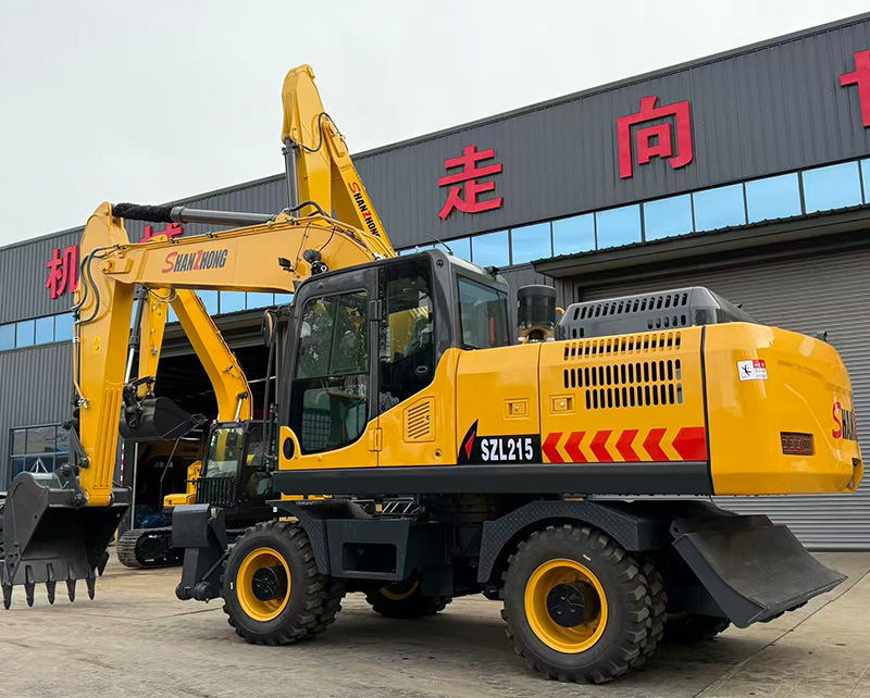 Nhà máy sản xuất máy xúc bánh lốp 21 tấn của Trung Quốc