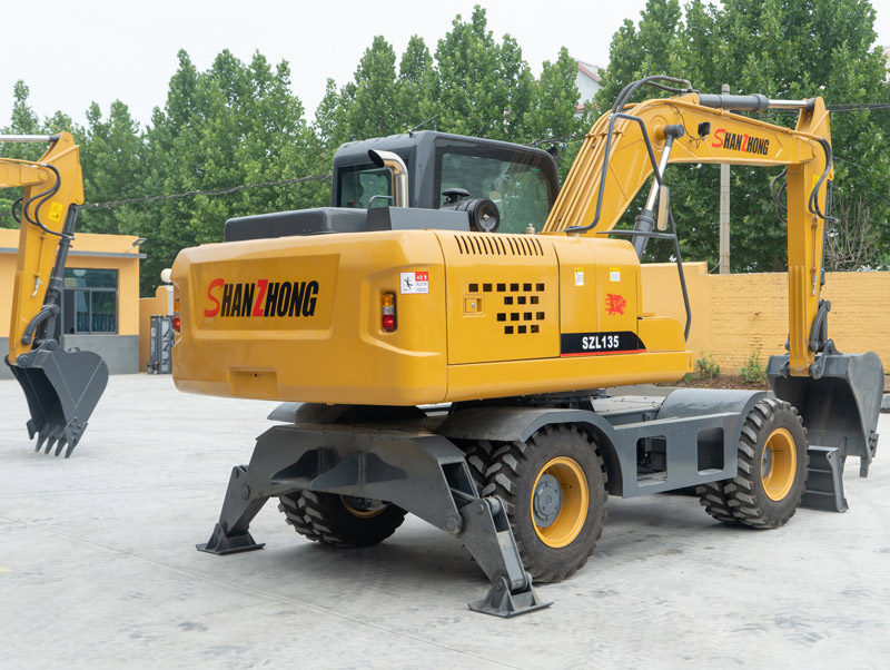 حفارة عجلات SZL135