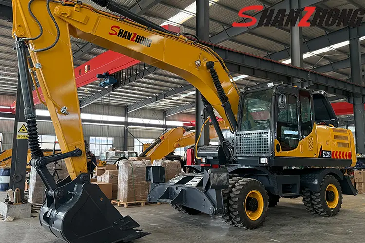 wheeled excavator SZL215