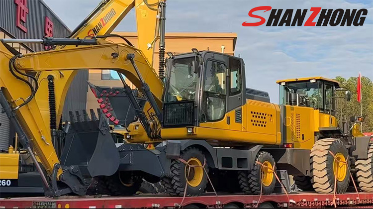 Excavadora de ruedas y cargadora de ruedas de Shanzhong Machinery