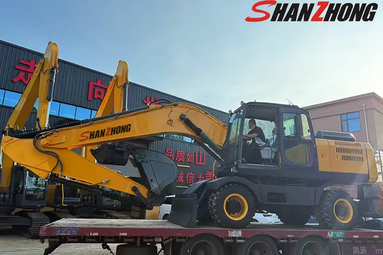 wheeled excavator SZL215