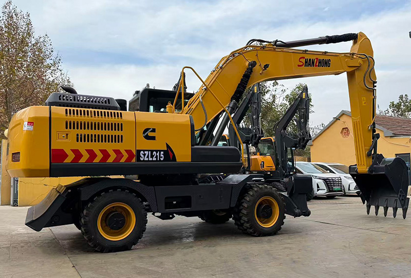 Nhà máy sản xuất máy xúc bánh lốp 21 tấn của Trung Quốc