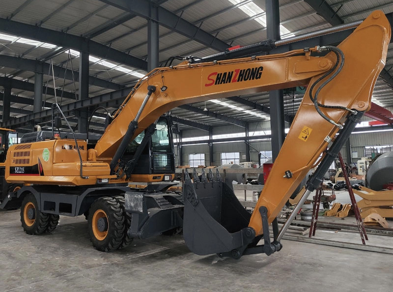 Nhà máy sản xuất máy xúc bánh lốp 21 tấn của Trung Quốc