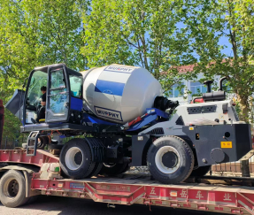 Self-Loading Concrete Mixer