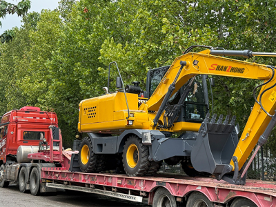 Multiple Shanzhong Machinery Wheel Excavators Dispatched in Bulk: Innovative Technology Sets New Industry Benchmark