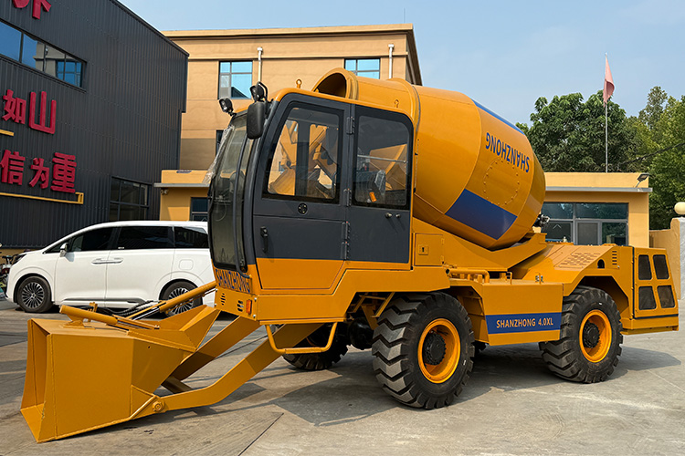 misturador de betão com carregamento automático misturador de betão com carregamento automático