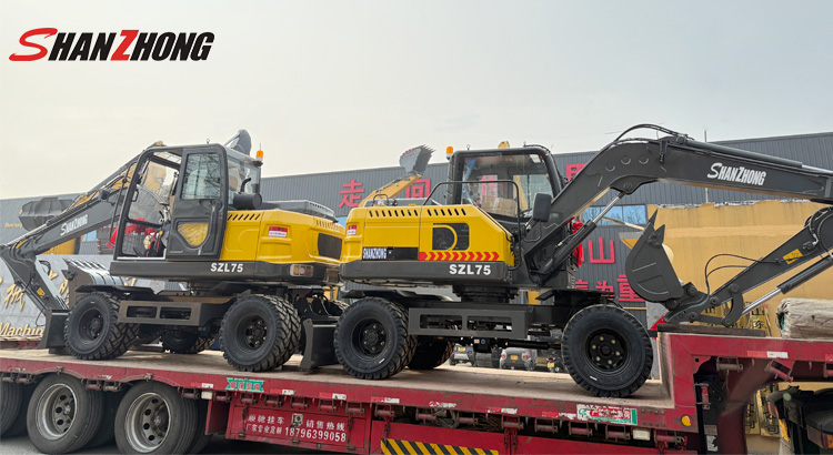 Máy xúc bánh lốp SZL75