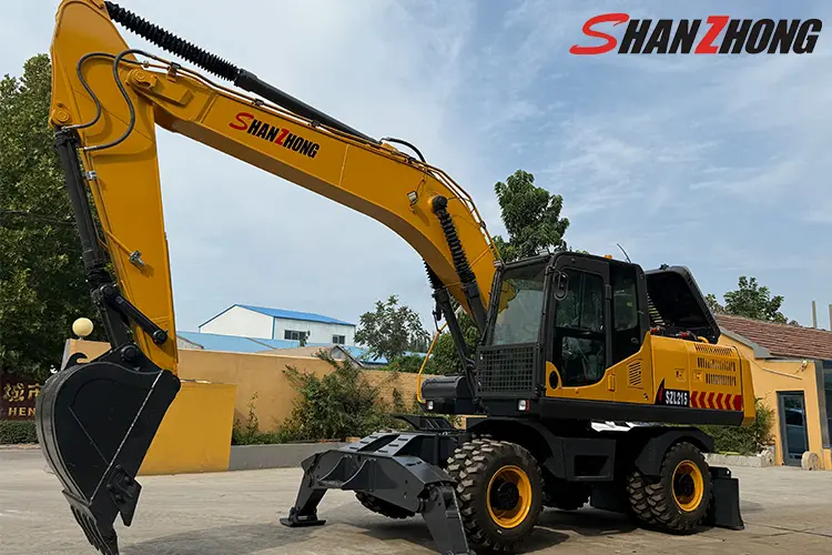 wheeled excavator SZL215
