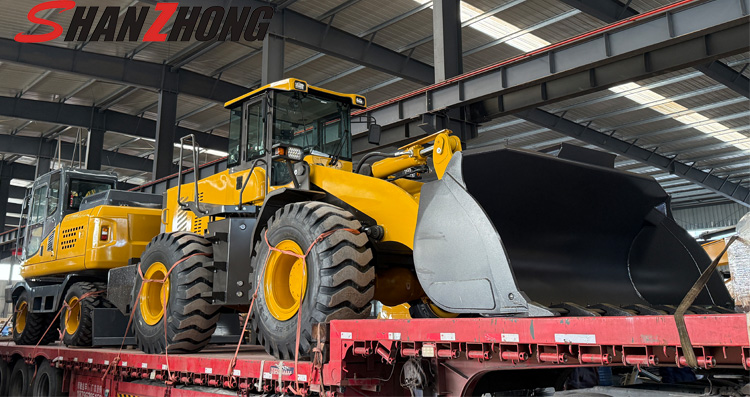Excavadora de ruedas y cargadora de ruedas de Shanzhong Machinery