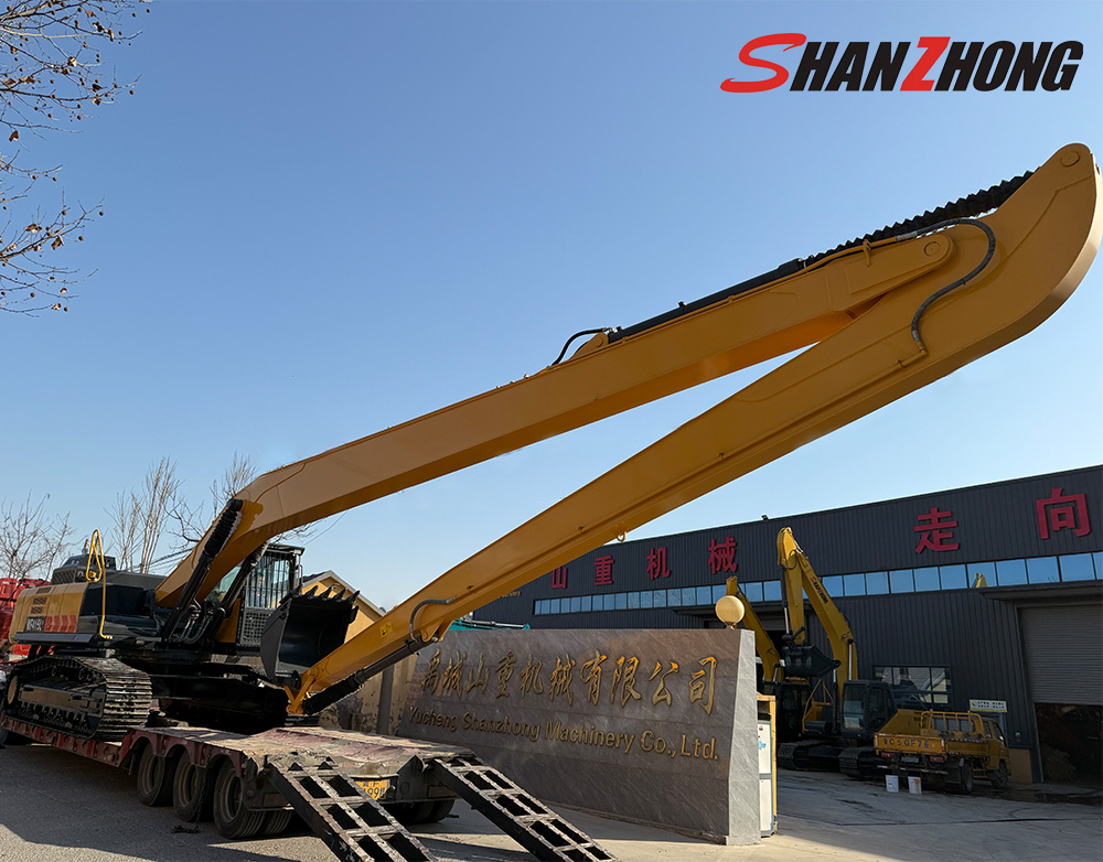 Escavadora de rastos com lança longa SZ420