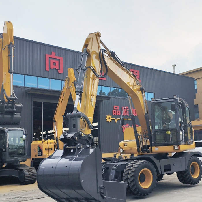 SZL180 g'ildirakli ekskavator buyurtma sinovi muvaffaqiyatli yakunlandi.