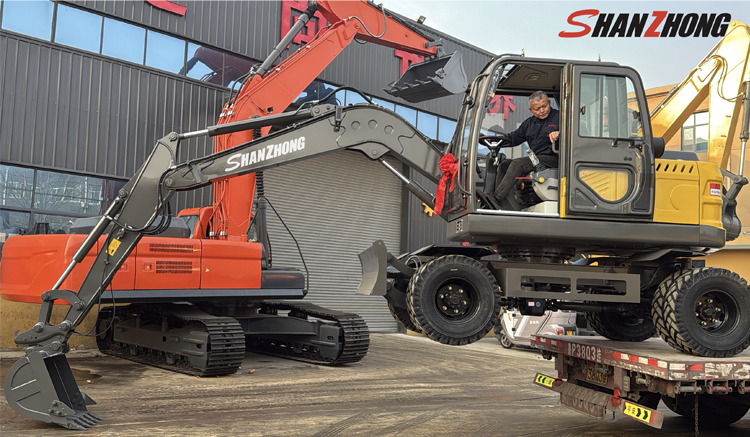 حفارة شانزهونغ ذات العجلات SZL75